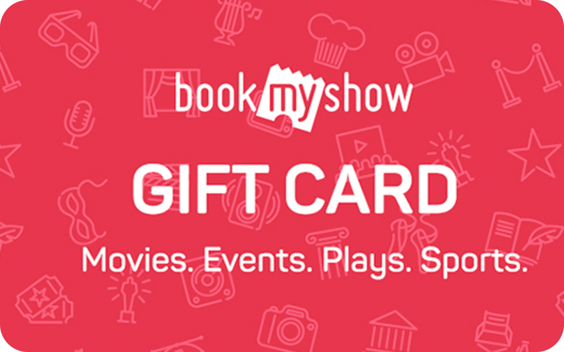 BookMyShow (2.50 % off)