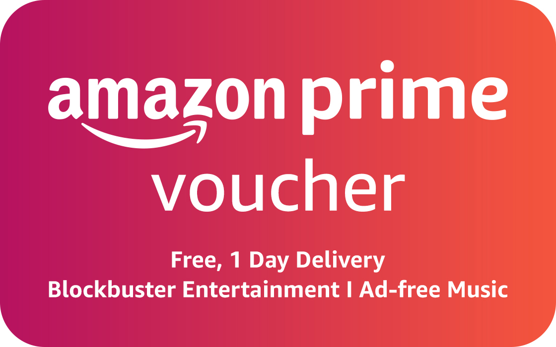 Amazon Prime Voucher-12 months Membership(15%)