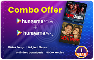 Hungama Combo E-Gift Card - 1 Year Subscription - Rs 799