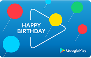 Google Play Happy Birthday Gift Code