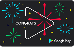 Google Play Congrats Gift Code