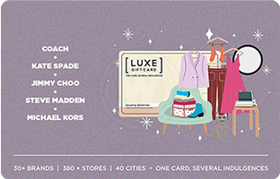 Luxe E-Gift Card -30+ Brands