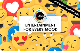 ZEE5 E-Gift Card - Rs. 599 for 6 month subscription