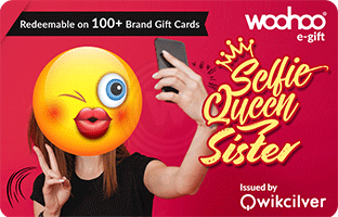 Woohoo Selfie Queen Sister E-Gift
