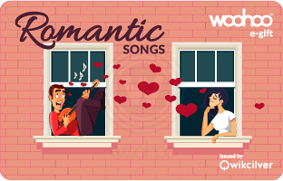 Romantic Songs E-Gift by Woohoo