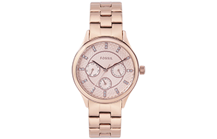 WoW! Fossil MODERN SOP Women Rose Gold Analogue Watch (by Myntra)