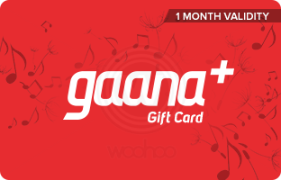 Gaana E-Gift Card - Rs. 99 for 1 month subscription