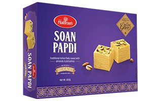 WoW! Haldirams Soan Papdi - Cow Ghee (Del) (By Bigbasket)