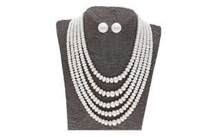 WoW! 5 String Pearl Set (By Sri Jagdamba Pearls)