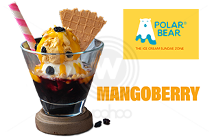 ICE CREAM SUNDAE - Mango Berry
