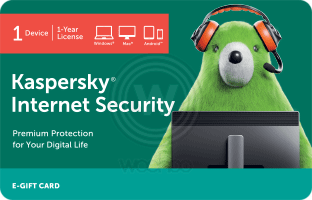 Kaspersky Internet Security E-Gift(Instant Voucher)