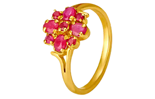 WoW! Saskia Ruby Ring (by Tanishq)
