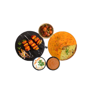 WoW! Barbeque Nation - Parda Biryani & Paneer Tikka Combo