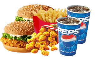 WoW! KFC - Chicken & Krispers Combo