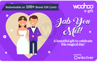 Woohoo Wedding E-Gift Card - Jab you met
