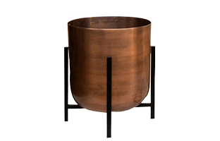 WoW! Copper Iron Planter (by Pepperfry)